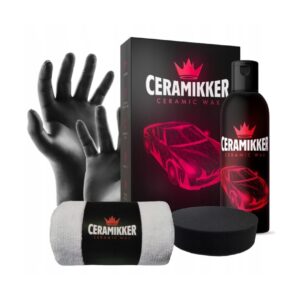 Wosk samochodowy ceramikker - zestaw do aplikacji wosku