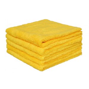 MIKROFIBRA BEZSZWOWA ŻÓŁTA 40/320 GSM - 5 szt