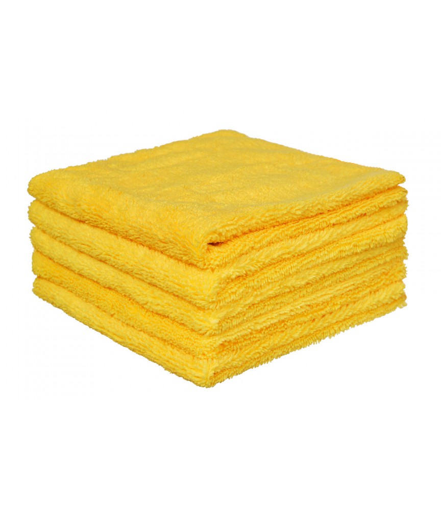 MIKROFIBRA BEZSZWOWA ŻÓŁTA 40/320 GSM - 5 szt