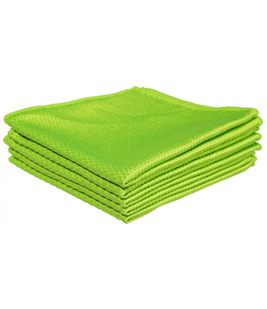 MIKROFIBRA DO SZYB / LUSTER 30/250GSM - ZESTAW 5 SZT