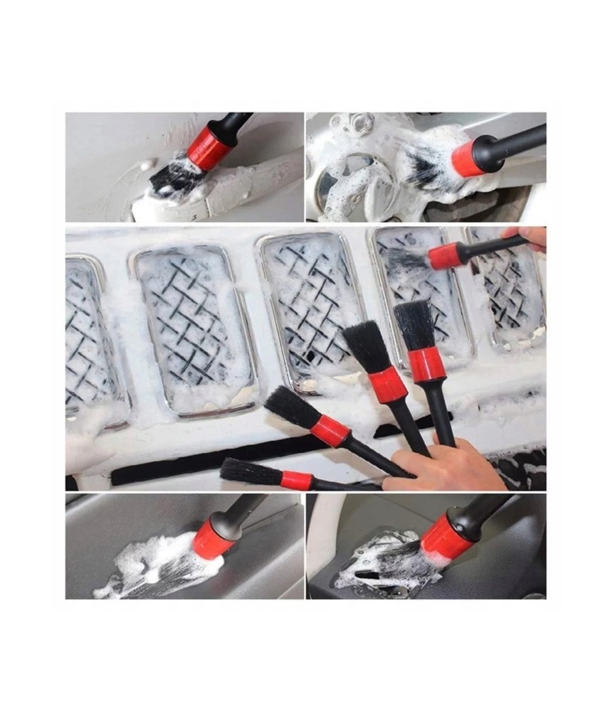 Zestaw szczotek do detailingu