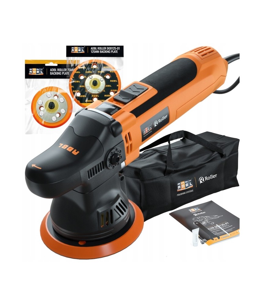 ADBL Roller D09125 + Maszyna Polerska Polerka DA Dual Action 9mm