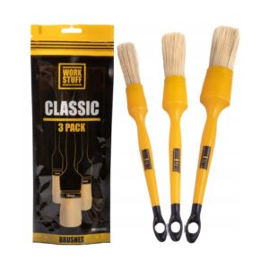Work Staff zestaw 3 pędzli do detailingu