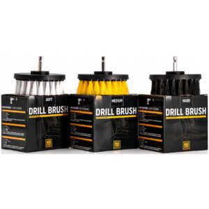 WORK STUFF Zestaw 3 szczotek do tapicerki