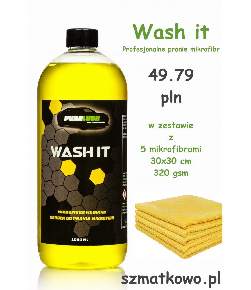 Wash It 1000ml + 5 szt mikrofibra
