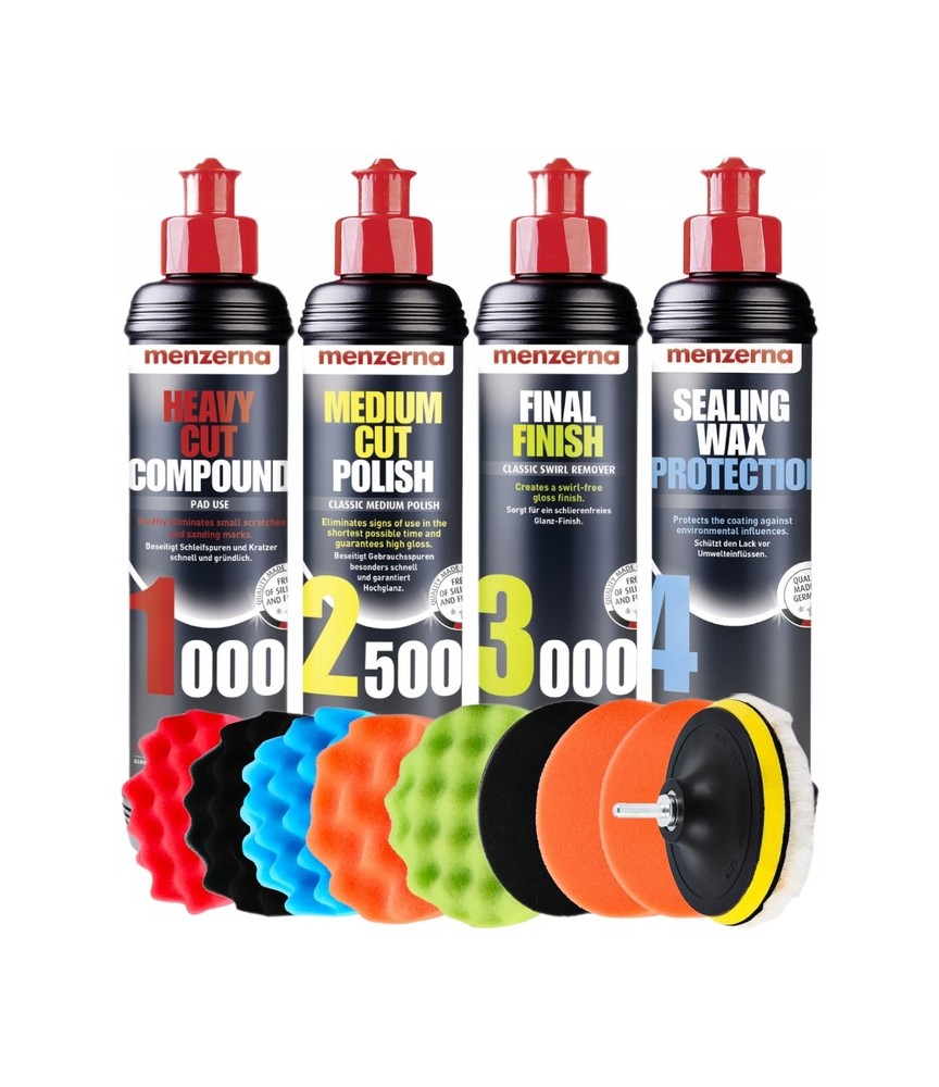 MENZERNA zestaw polerski do samochodu